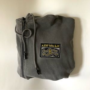 f21 x airwalk zip up hoodie